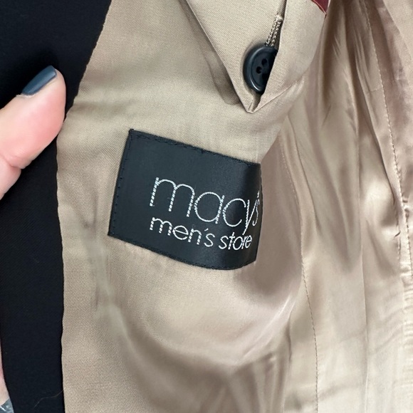 Mens 2 piece suit in black by Macys men IZOD - Picture 5 of 5